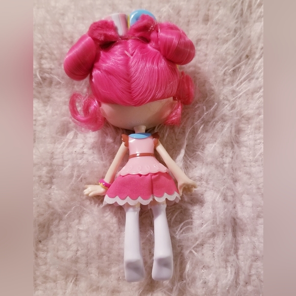 2015 Shopkins Doll Shoppies Donatina Donuts Princess 5.5” Moose S1 Pink Hair - Picture 7 of 14